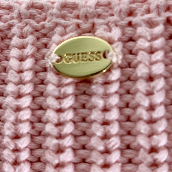 Guess Pink Knitted Sweater Size Small - Picture 9 of 10